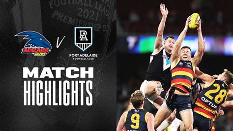 adelaide crows vs port adelaide today